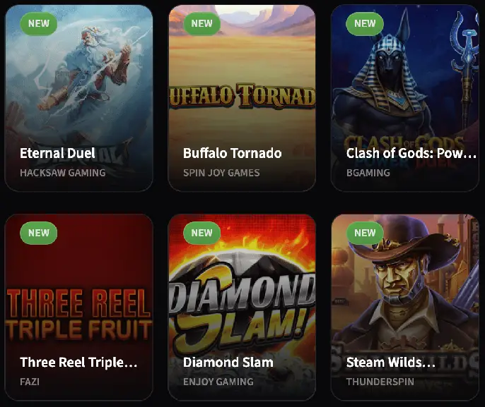 wildchance new games